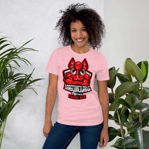 Unisex Staple T Shirt Pink Front 622bd71038dfa.jpg